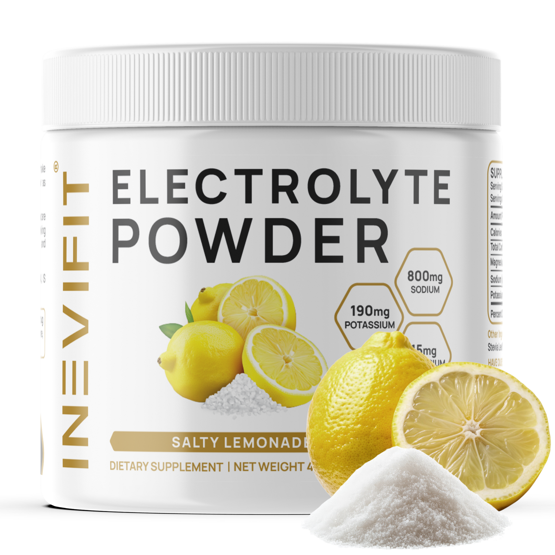 INEVIFIT Salty Lemonade Electrolyte Powder