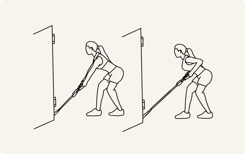 Bent-Over Row - Resistance Band Exercise