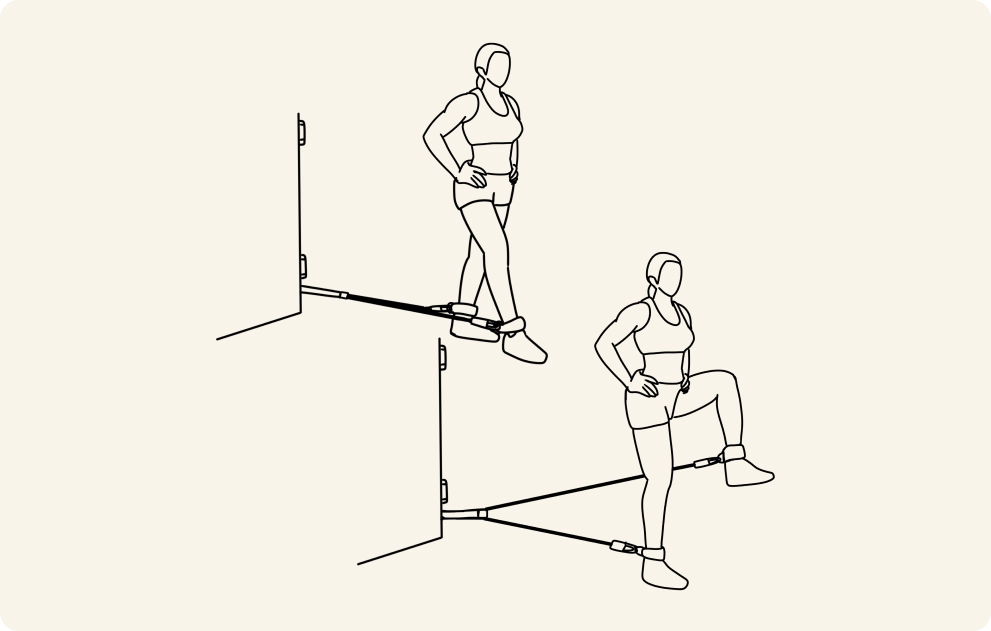 Knee Raises - Resistance Band Exercise