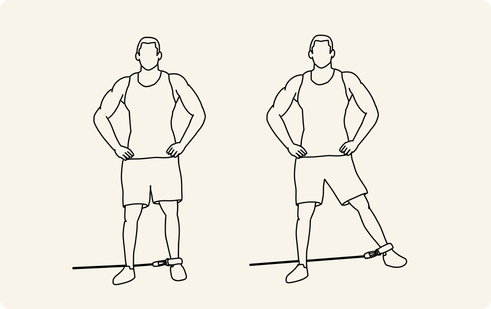 Leg Adductions - Resistance Band Exercise