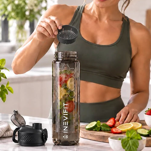 INEVIFIT Sports Bottle fruit infuser