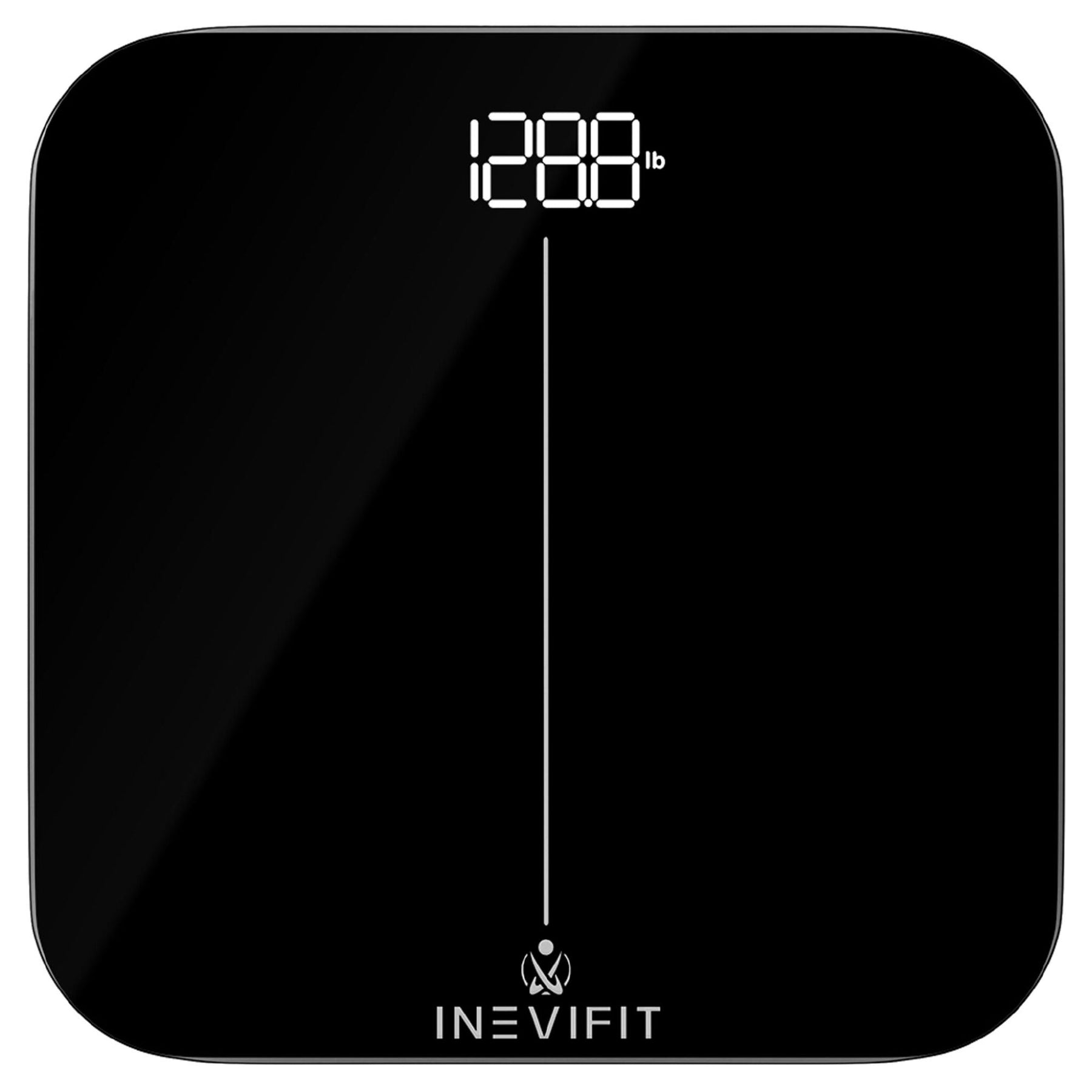 Digital Bathroom Body Weight Scale with LCD Display Backlight, Highly Accurate  Weight Scale for Family Use and Weight up to 400 lbs, (Black) 