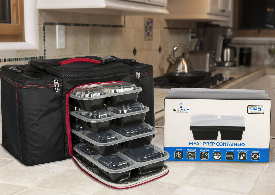 3-Compartment Meal Prep Containers I-MP003C | INEVIFIT