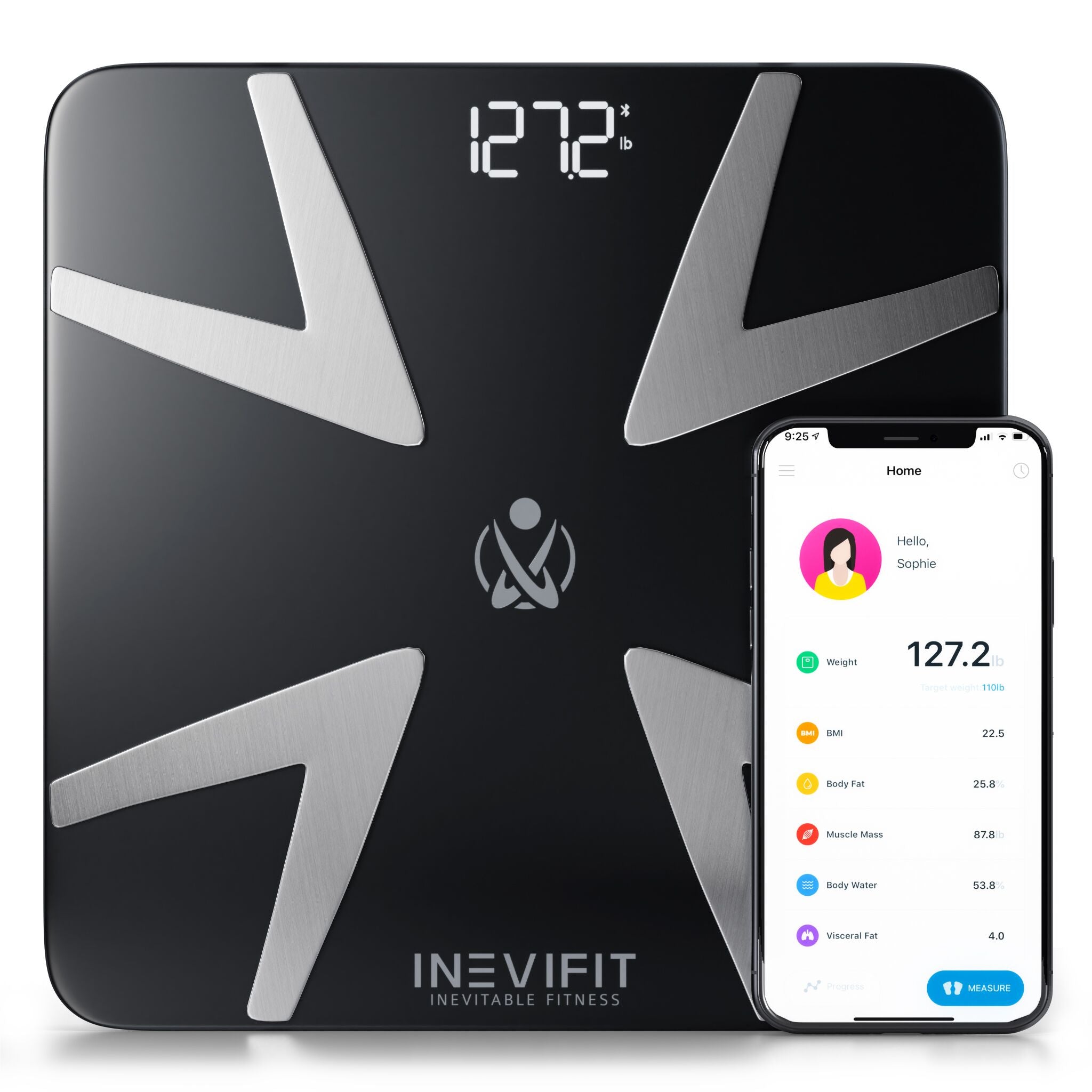 Innotech Smart Body Fat Scale Bluetooth Digital Scales for Weight and Body  Composition BMI Analyzer with Free APP (Please Download The Latest